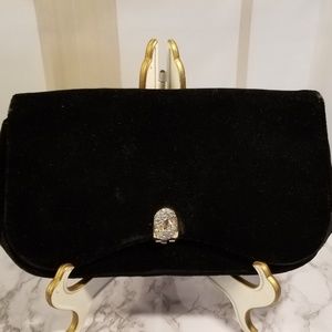 Garay Black Velvet Hand Clutch